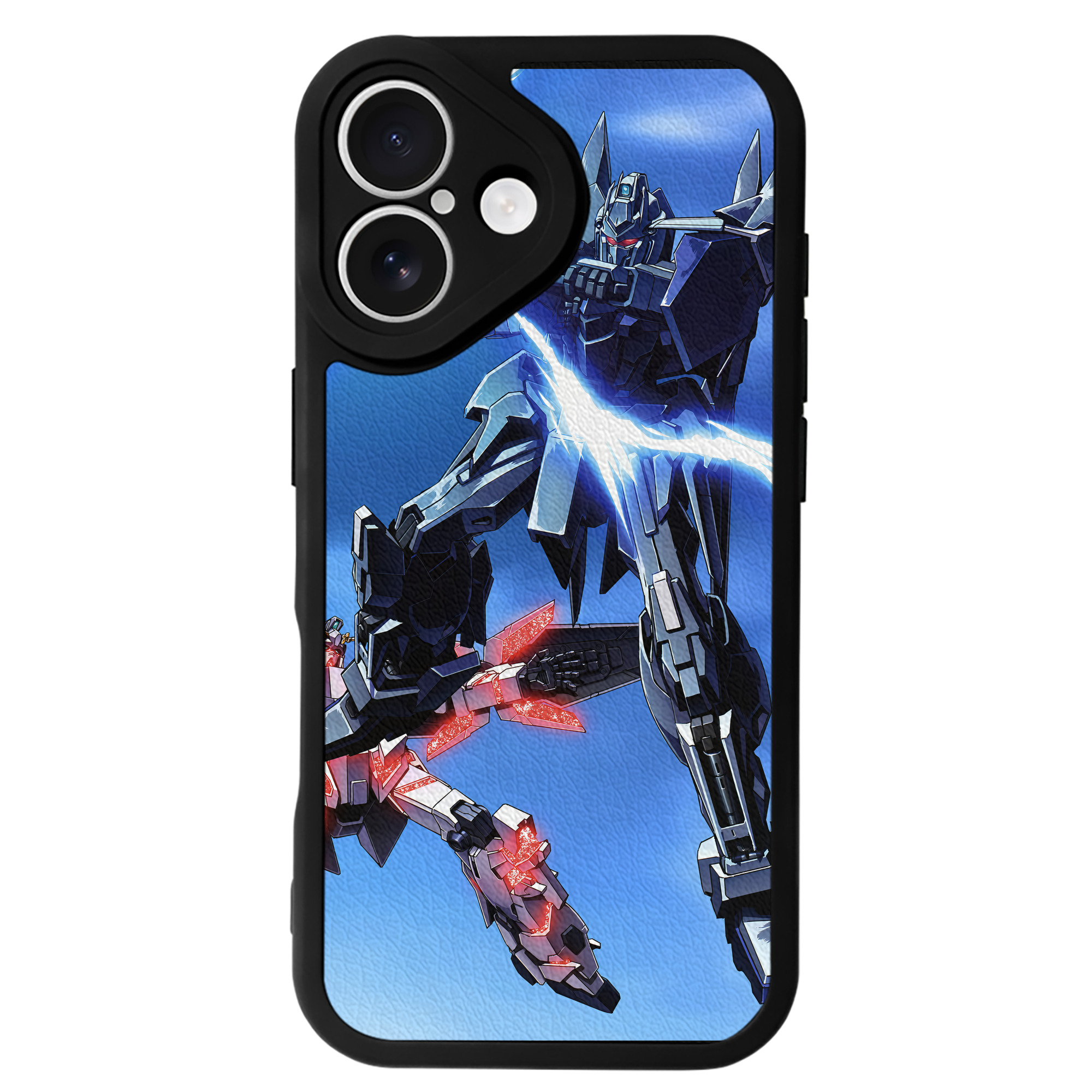 （画像用） 機動戦士ガンダム Mobile Suit Gundam 【iPhone 16シリーズ対応】シリコンスマホケース（レザー調） 材質：シリコン